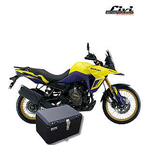 BAÚ CENTRAL LIVI 50L V-STROM 800 - 800DE + SUPORTE
