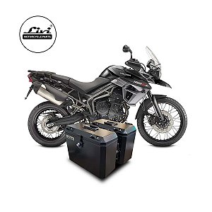 Baús Laterais 35L Triumph Tiger 800 XC / ABS / XRX / XCX / XC e XR + Suporte.