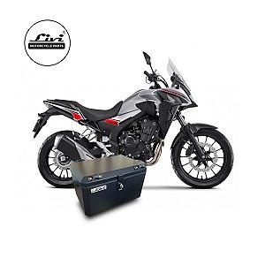 Baú central para Honda CB 500x 50 litros + Suporte todos os anos.