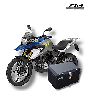 Baú Central Top Case 50 L BMW G310 GS + Suporte.