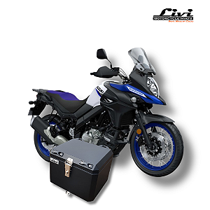 Baú Central Top Case 43 Litros Livi Exclusivo Para Moto Suzuki V-Strom 650  + Suporte todos os anos .