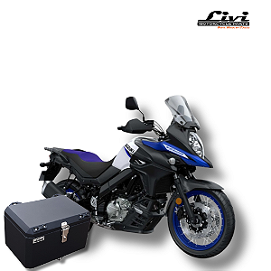 Baú Central Top Case 50 L V-Strom 650 + Suporte todos os anos .