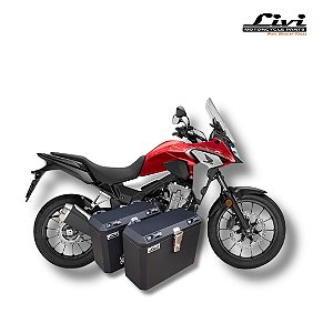 BAÚS LATERAIS LIVI 35L HONDA CB 500X + SUPORTES