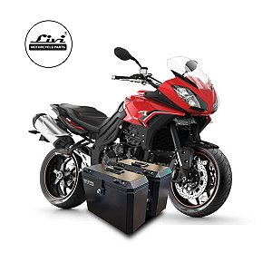 Baús laterais 35L Triumph Tiger Sport 1050  2010 em diante + Suporte.