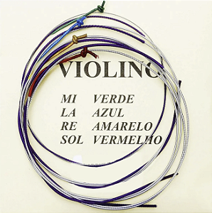 Encordoamento para Violino Mauro Calixto completo Padrão 100