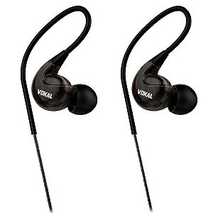 Fone De Ouvido Vokal E20 In Ear Retorno Monitor Preto 11943