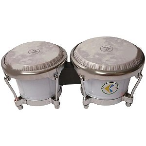 Bongô Luen Colorsteel 06" 07"  Pele Fiber Control Branco