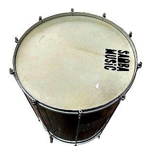 Surdo Samba Music 60 x 18 madeira pvc Titanium s/tripe 932MA