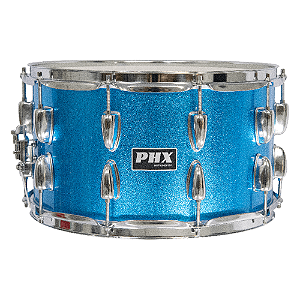 Caixa Bateria PHX M Music 580 PVC 8x14 Azul