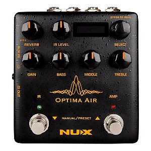 Pedal Nux Optima Air Impulse Response simulador de violão