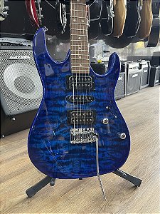 Guitarra Ibanez Gio Grx70qa Tbb Azul regulada