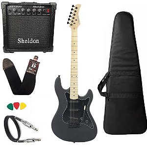 Kit Guitarra Strinberg sts100 Strato Amplificador completo