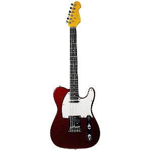 Guitarra telecaster phx tl-1 Vermelha alder tarraxa trava