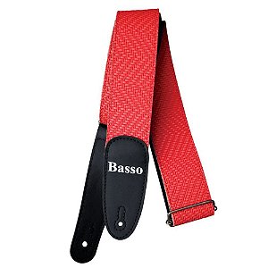 Correia Basso Ex 30 Tresse Vermelho p/ violão guitarra baixo