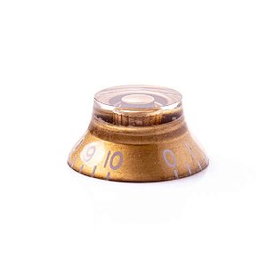 Knob dourado para guitarra les paul Gibson Bell - dolphin