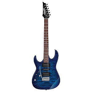 Guitarra Canhota Ibanez Grx 70qaL Tbb Azul