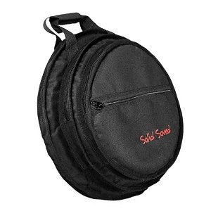 Bag Solid Sound Prato Bateria Triplo Alça mochila Preto 4035