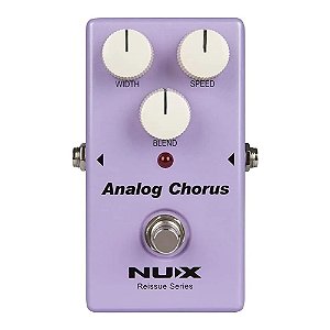 Pedal Nux Analog Chorus Série Reissue chorus som vintage