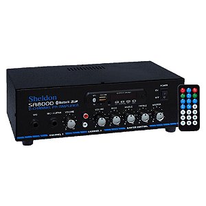 Receiver Amplificador Sheldon SA8000 Som Ambiente 40 wrms