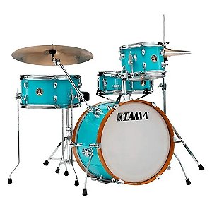 Bateria Tama Club Jam Ljk48s Aqb Aqua Blue Azul bumbo 18