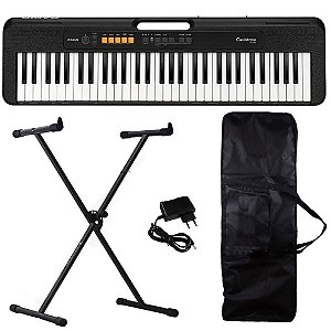 Kit Teclado Casio Casiotone Ct-s100 Digital 61 Teclas + Capa Suporte