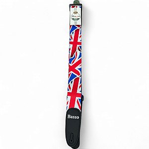 Alça Correia Basso Sf354 Pop Art Bandeira Inglesa