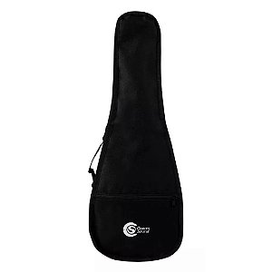 Capa Bag Ukulele Concert Luxo Acolchoado Preto Custom Sound