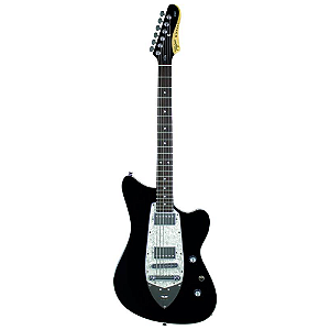 Guitarra Tagima Rocker Cosmos Preta cap Zaganin 1980s 1950s