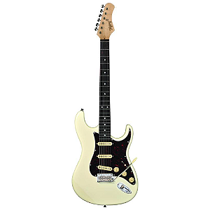 Guitarra Tagima T635 OWH Branco Creme Tortoise escala escura