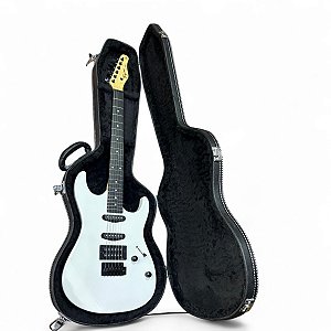 Estojo Hard Case Guitarra Stratocaster telescaster Madeira c/ chave fechadura