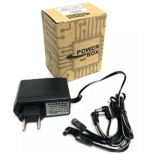 Fonte para 5 pedais pedaleira Power Box 5 pinos 9v 1A PB-937