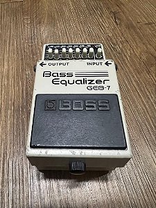 Pedal Boss Bass Equalizer GEB7 – Usado