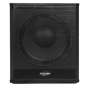 Caixa Subwoofer 15 Ativo Donner Sub15A Preto