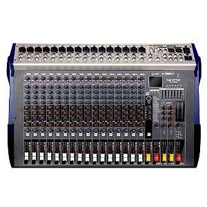 Mesa de Audio 16 Canais Skypix SK-MDX16 4 aux 99 efeitos