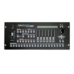 Mesa DMX Digital Pilot Skypix SK-M2000 controladora iluminação profissional