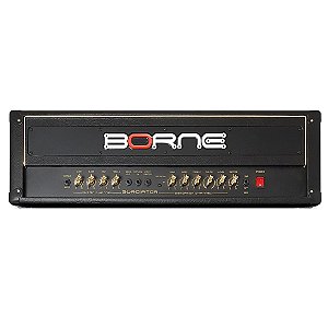 Cabeçote Borne Gladiator 2500 480w reverb de mola + drive