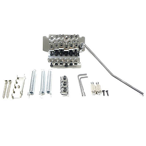 Kit Ponte Floyd Rose Flutuante C/ Lock Nut Cromada Pfr-Cr