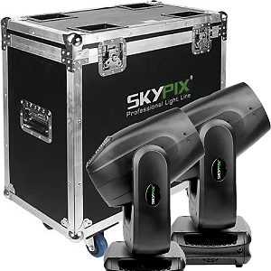 Par Moving Beam profissional + case Skypix 300 SK-BEAM300