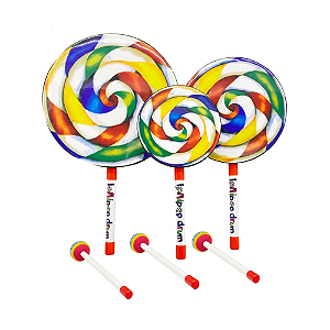 Treeyaree Instrumento Pirulito De Mão De 6/8/10 Polegadas Diâmetro Para Percussão De Tambor