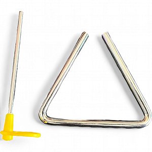 Triangulo Infantil 10 Cm De Metal Phx Mini T4 c/ capa