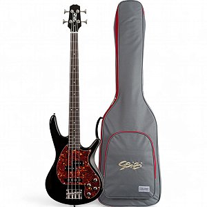 Baixo Seizi Thunder (Pj) 4 Black Preto escudo Tortoise