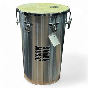 Rebolo Alumínio Cônico Samba Music 12 Pol 50cm pele animal 922CO AL