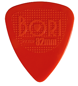 Palheta Bori 0,82mm nylon média cavaco banjo violão