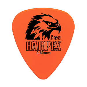 Palheta Bori Harpex 0,60mm leve modelo tortex guitarra violão