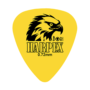 Palheta Bori Harpex 0,72mm leve modelo tortex guitarra violão