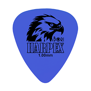 Palheta Bori Harpex 1,00mm média modelo tortex guitarra violão