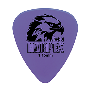 Palheta Bori Harpex 1,15mm média modelo tortex guitarra violão