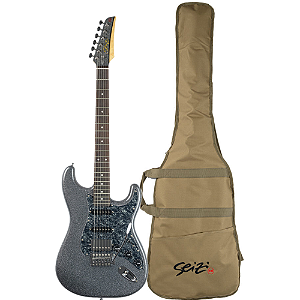Guitarra Seizi Fun Katana Musashi Hss Space Grey Silver Cinza