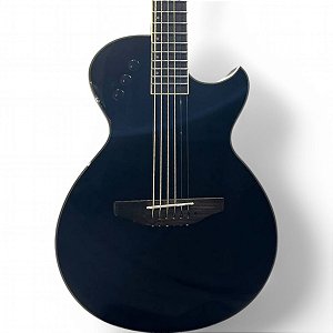 Violão Flat Marques VA-09 Preto Brilhante Cutaway Aço