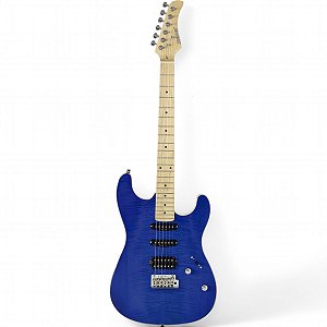 Guitarra Strinberg Sgs220 Tbl Trans Blue Azul
